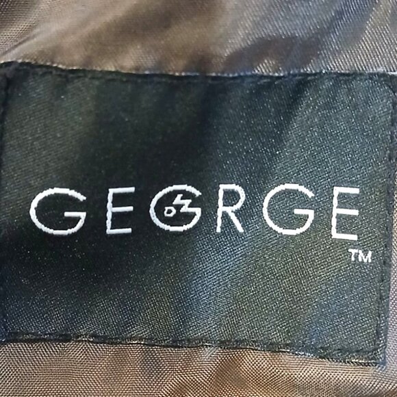 George Corduroy Blazer Men 48L 2 Button Button Up Old Money Dark Academia - Picture 4 of 7